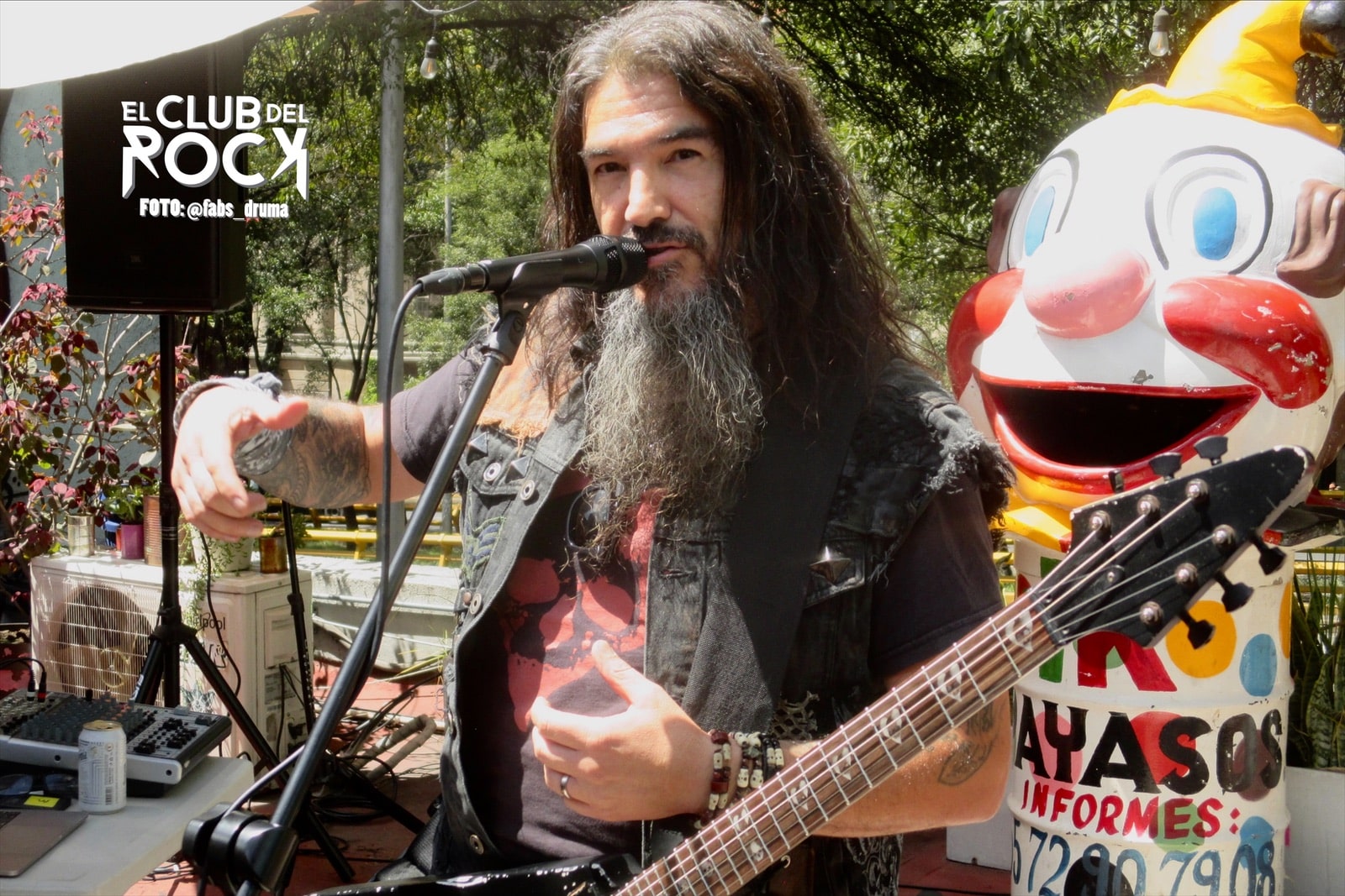El showcase de Robb Flynn previo a sus 4 conciertos en México Robb Flynn Foto: @fabs_druma