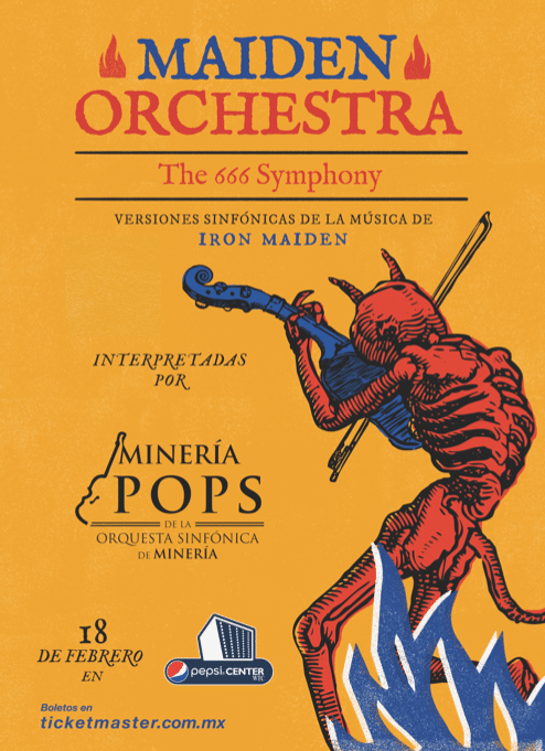 Maiden Orchestra “The 666 Symphony” llega a México Maiden Orchestra The 666 Symphony en la CDMX