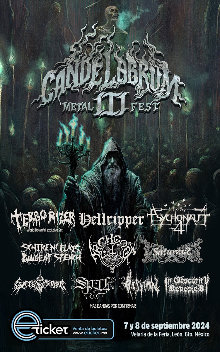 Este 2024 llegarán al Candelabrum Metal Fest: Archgoat, Gates of Ishtar, Terrorizer y más Candelabrum III 1er cartel