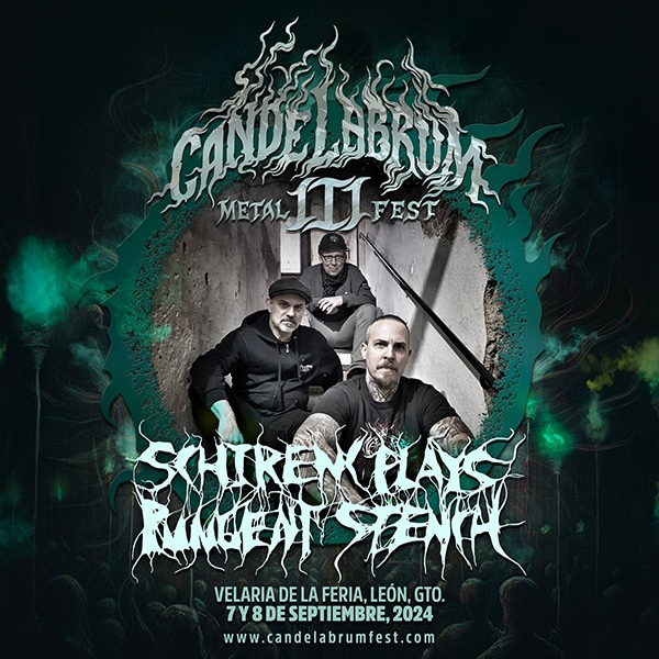 Este 2024 llegarán al Candelabrum Metal Fest: Archgoat, Gates of Ishtar, Terrorizer y más d9fd98bb schirenc plays pungent stench