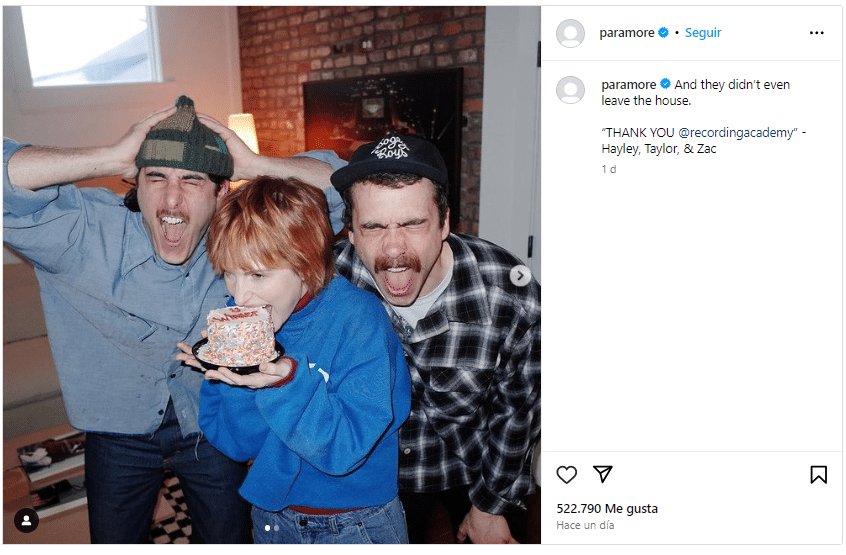 Paramore venció a Metallica al ganar 2 premios Grammy Paramore