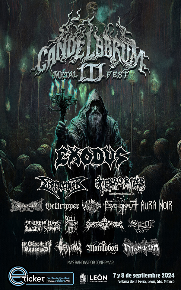 Se suman 4 bandas al cartel del festival Candelabrum III: Aura Noir, Phantom, Witherfall y Ash Nazg Búrz Aura Noir, Phantom, Witherfall y Ash Nazg Búrz se suman al Candelabrum Metal Fest III