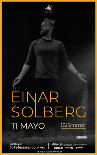 Einar Solberg se presentará en Mayo de este 2024 en la Ciudad de México Einar Solberg en la CDMX