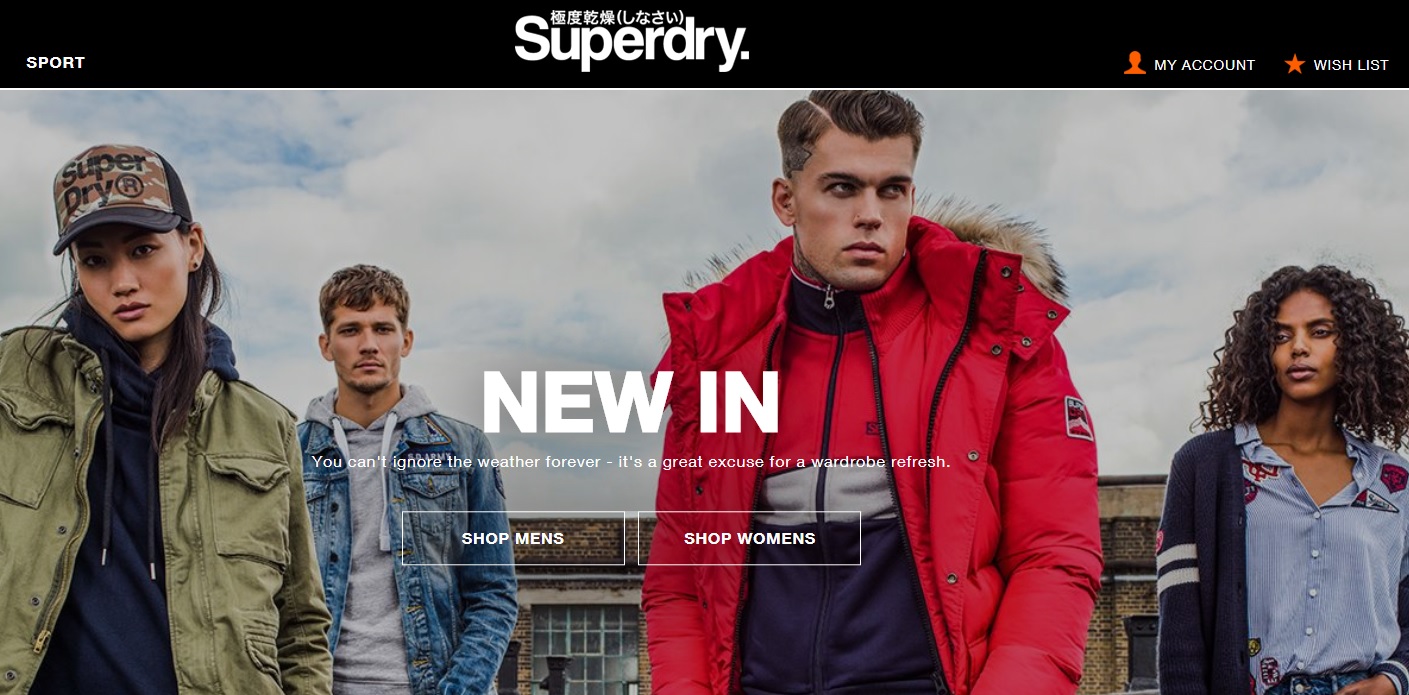 イギリス生まれのブランド『Superdry極度乾燥（しなさい）』が間違った