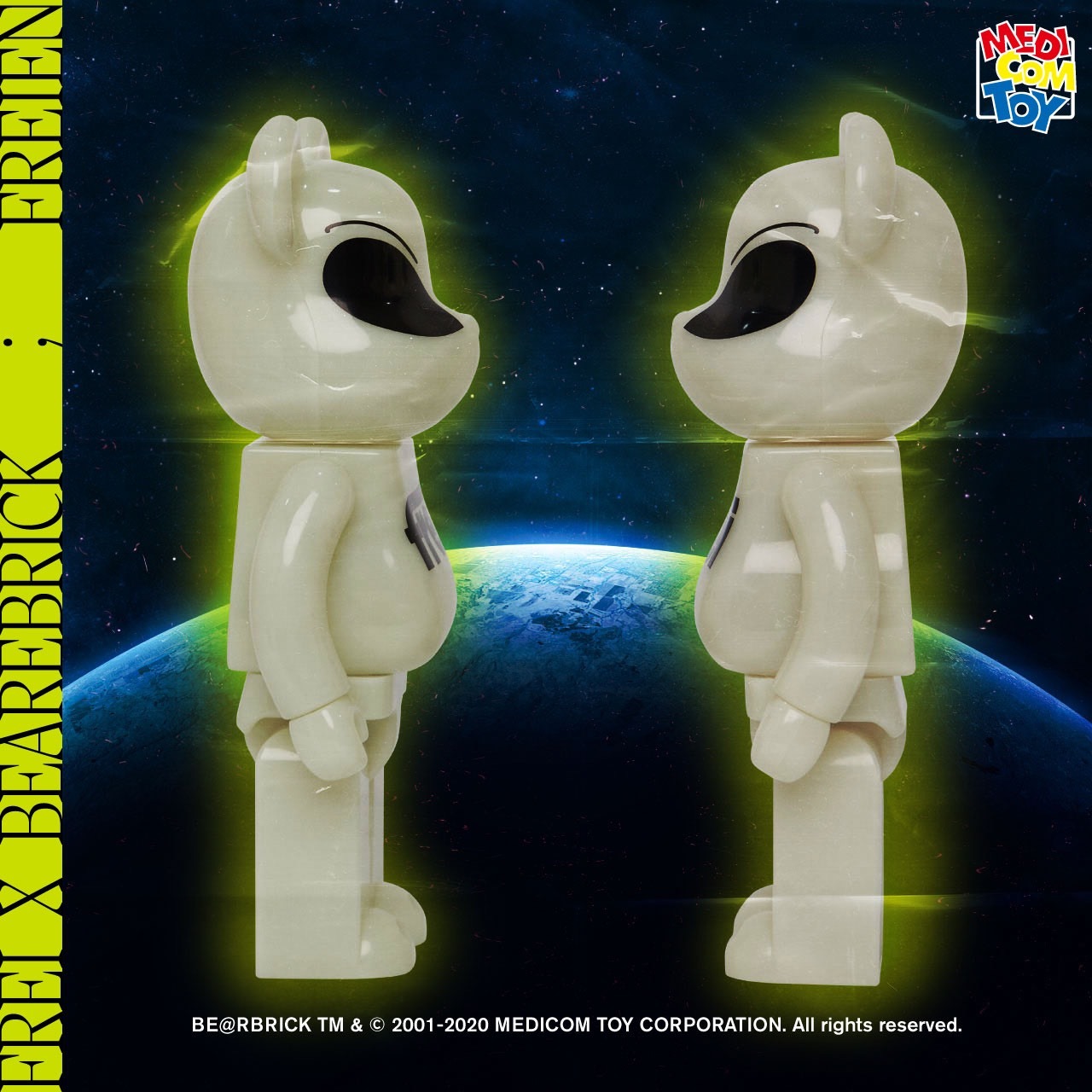 MEDICOM TOY BE@RBRICK in FREI-TEA ALIENS-