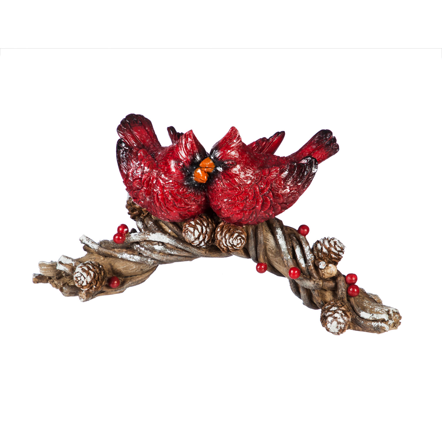 Cardinals on Branch Tabletop Decoration - Flying Friends