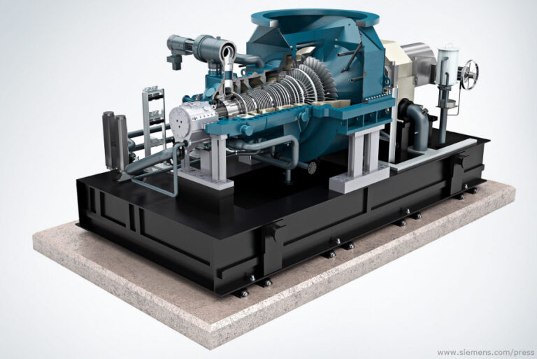 Die drei gelieferten Siemens Industriedampfturbinen SST-300 werden standardmäßig mit Ölnebelabscheidern von FRANKE-Filter ausgestattet.