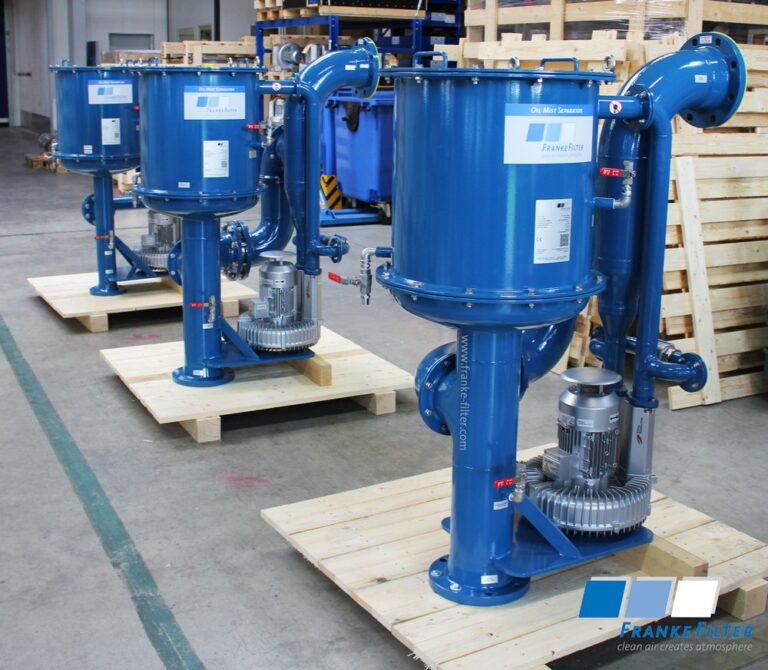 Oil Mist Eliminators from FRANKE-Filter for fertilizer complex in Egypt.