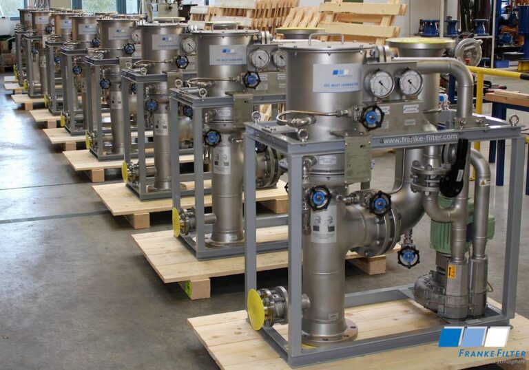 FRANKE-Filter Oil Mist Separators for gas compression trains