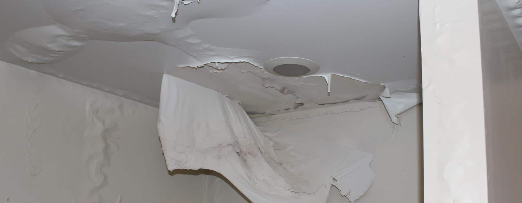 Ceiling Water Damage L Restoration Services L Asheville Wnc