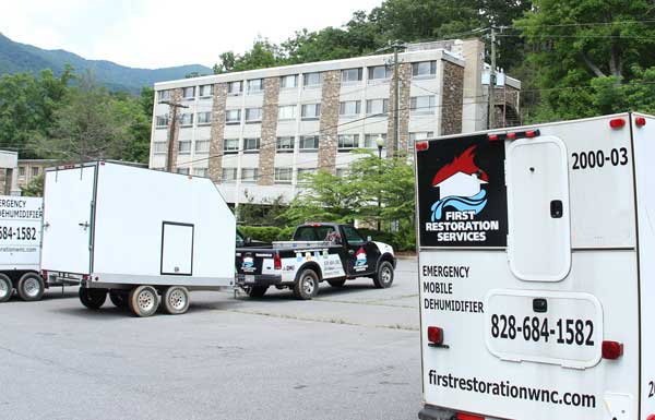 montreat college water damage