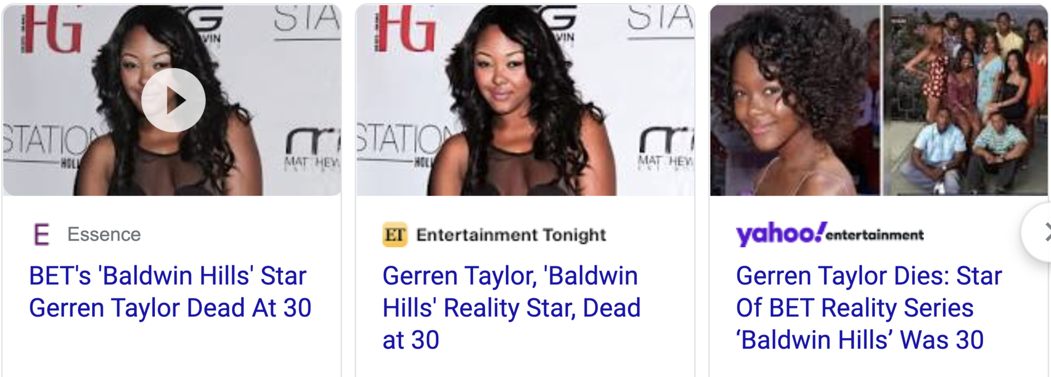 BET's 'Baldwin Hills' star Gerren Taylor dead at 30, April 12, 2021