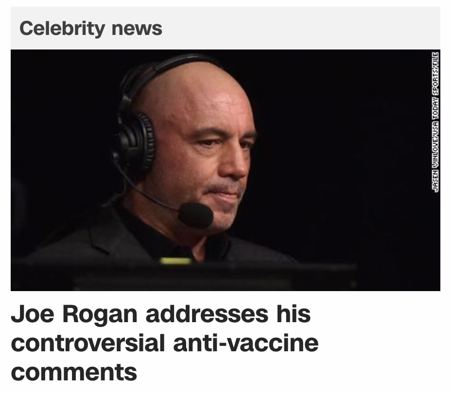 joe rogan spotify misinformation