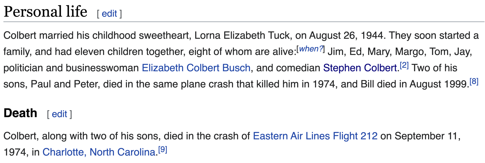 The Death Of Stephen Colberts Father In The Flight 212 Plane Crash Of September 11 1974 0280