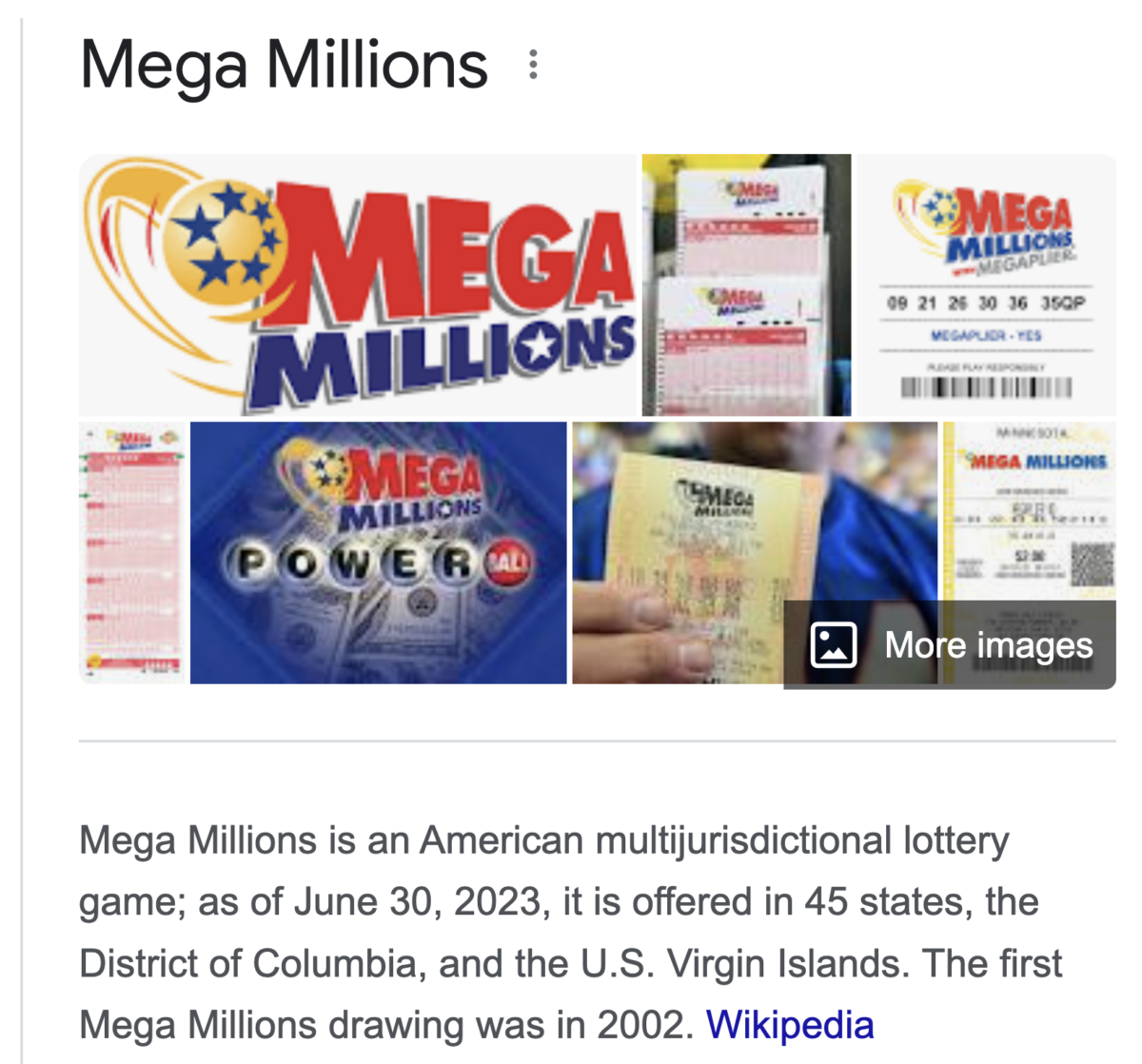 Mega Millions 1.58 billion drawing of August 8, 2023 is third largest