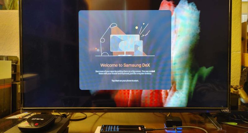 Samsung DeX on Galaxy S21 Ultra 5g