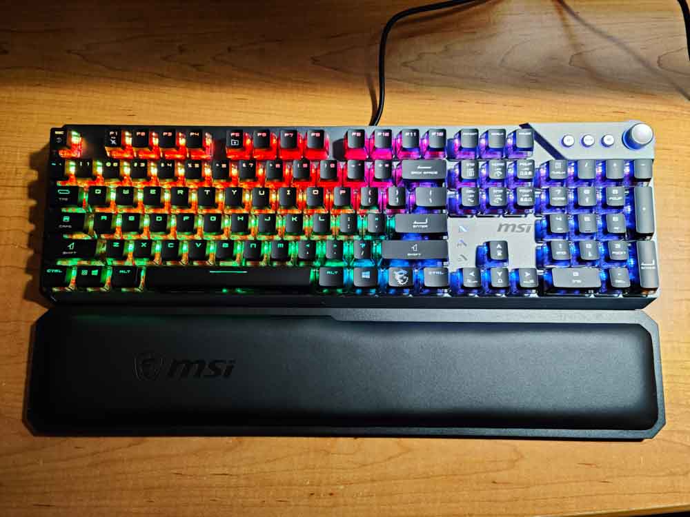 MSI Vigor GK71 Sonic Backlit VIGOR GK71 SONIC - BLUE SWITCHES