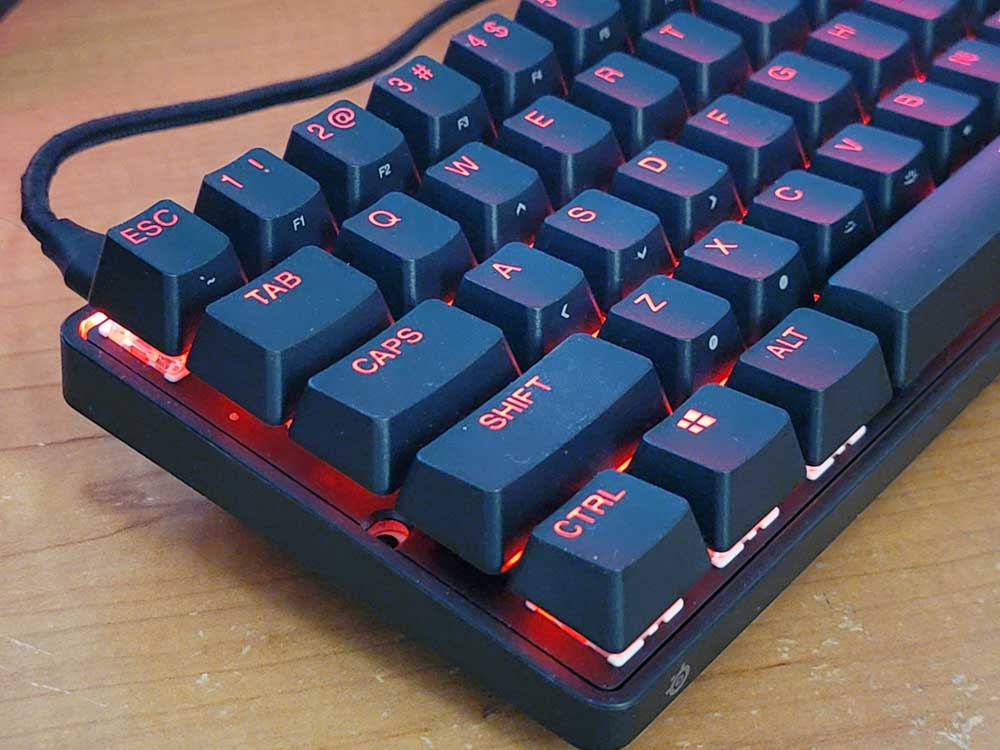 Apex 9 Mini  Mini gaming keyboard with fast optical switches