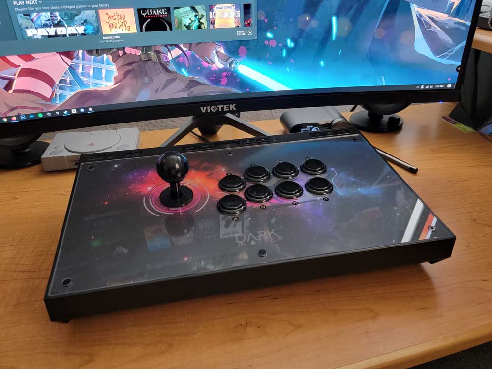 Monoprice Dark Matter Arcade Fighting Stick: Jump into modding