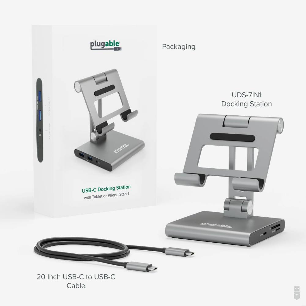 Plugable USB-C Docking Station and Stand