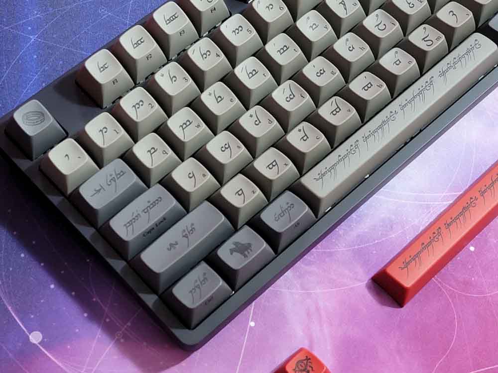 DROP + The Lord of the Rings Black Speech Keyboard