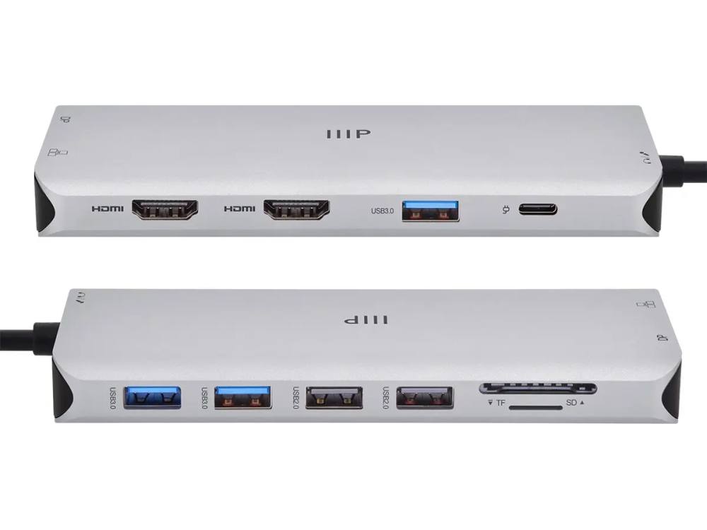 Monoprice 13-in-1 Dual-HDMI + DP MST Dock