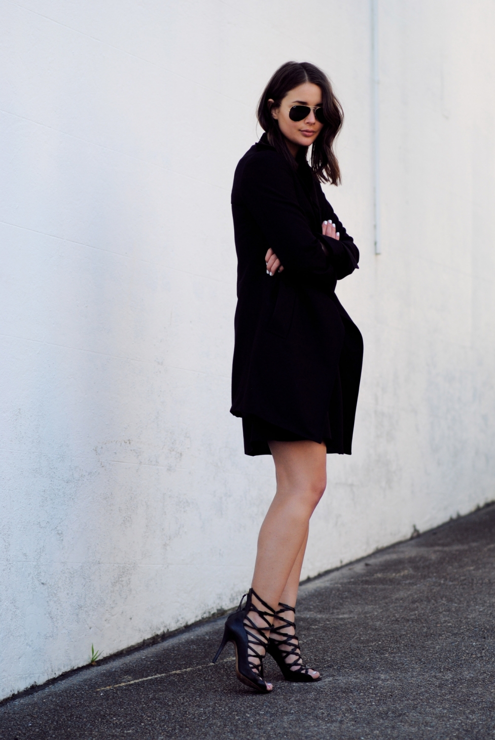 Black Dress, White Nails - Harper and Harley Black Dress, White Nails - Harper and Harley