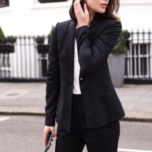 how to wear a suit for women, street style, outfit