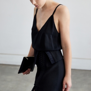 Dion Lee Black Coil Skirt | Style | Black | Outfit | HarperandHarley