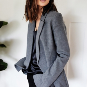georgia alice grey blazer | style | slouch | HarperandHarley