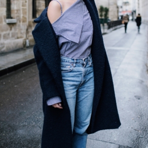 Paris Street Style | Outfit | Navy | Denim | Harper and Harley