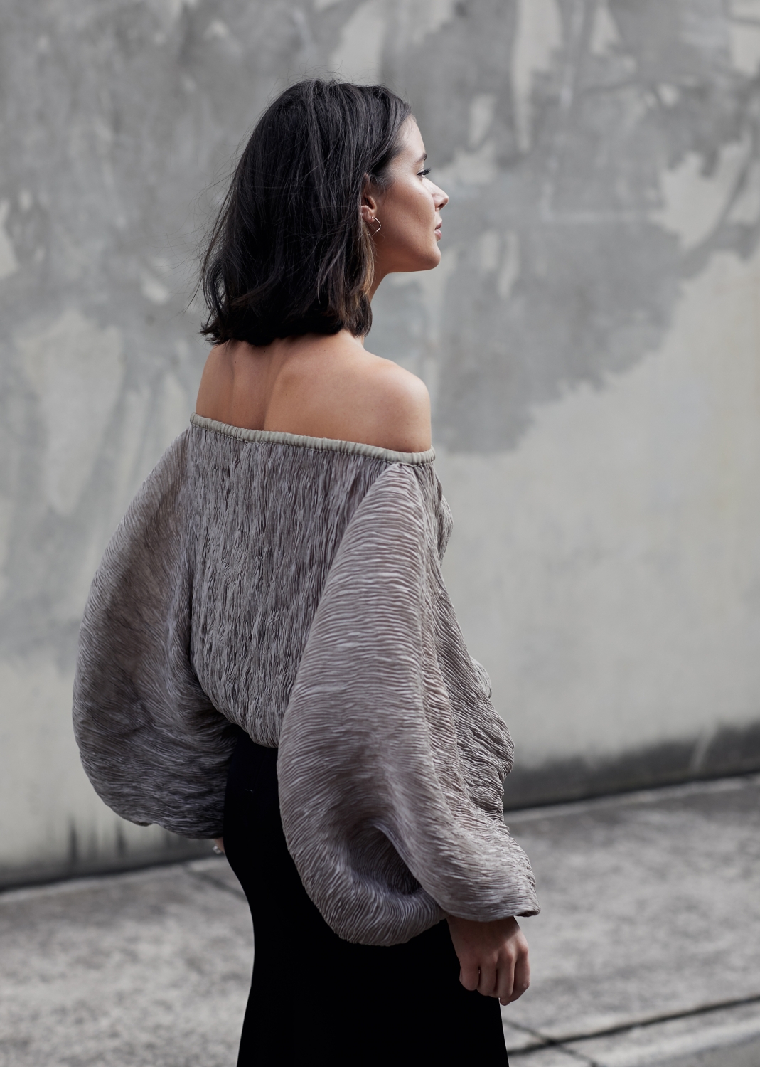 Off the shoulder top | Rachel Comey | Neutral | Style | Outfit | HarperandHarley