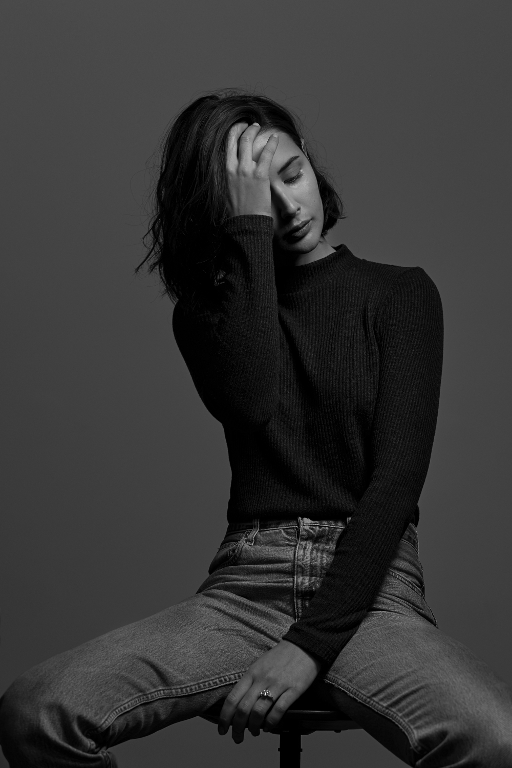 Harper and Harley | Editorial | Portrait | Black an white