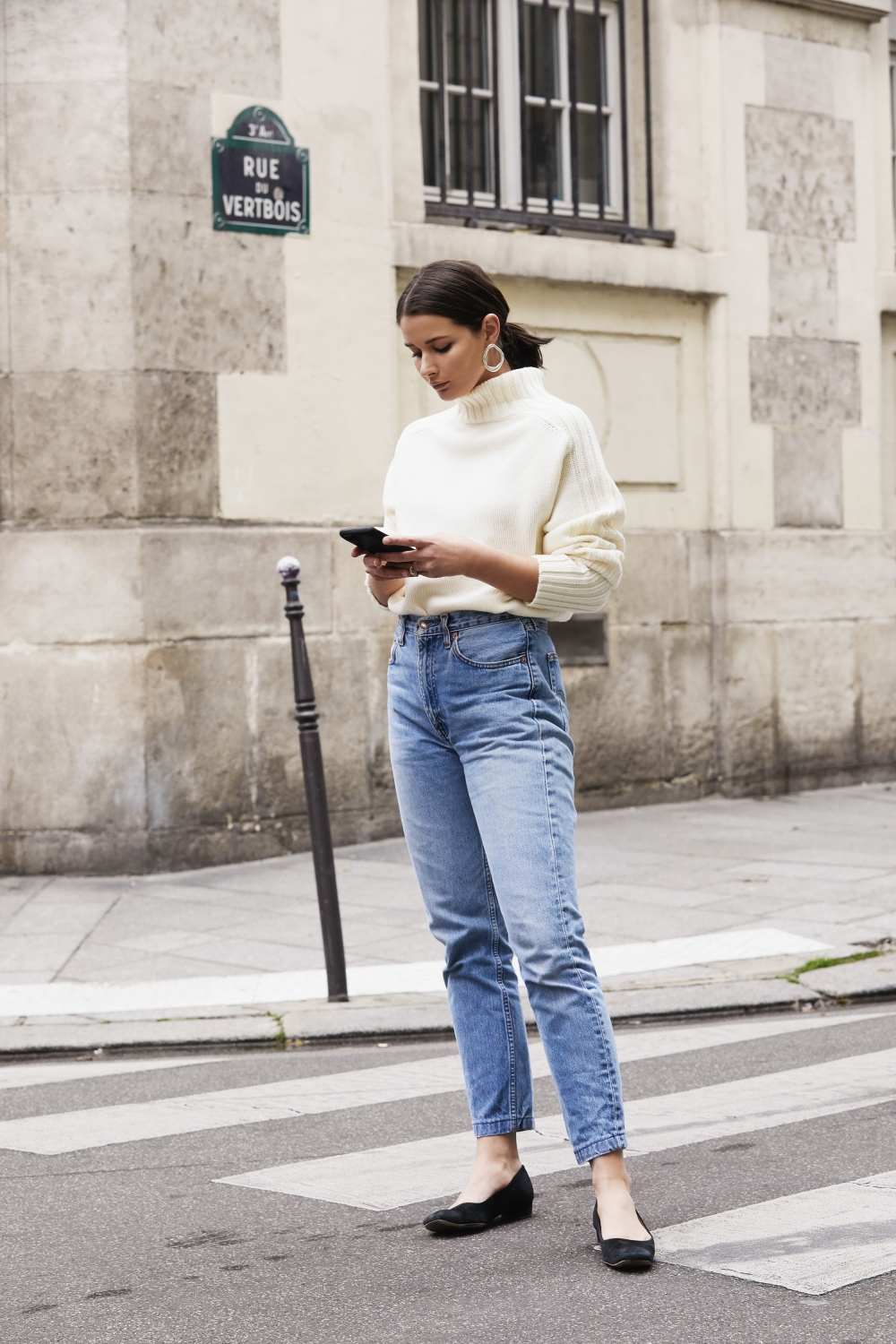 blue jeans jumper