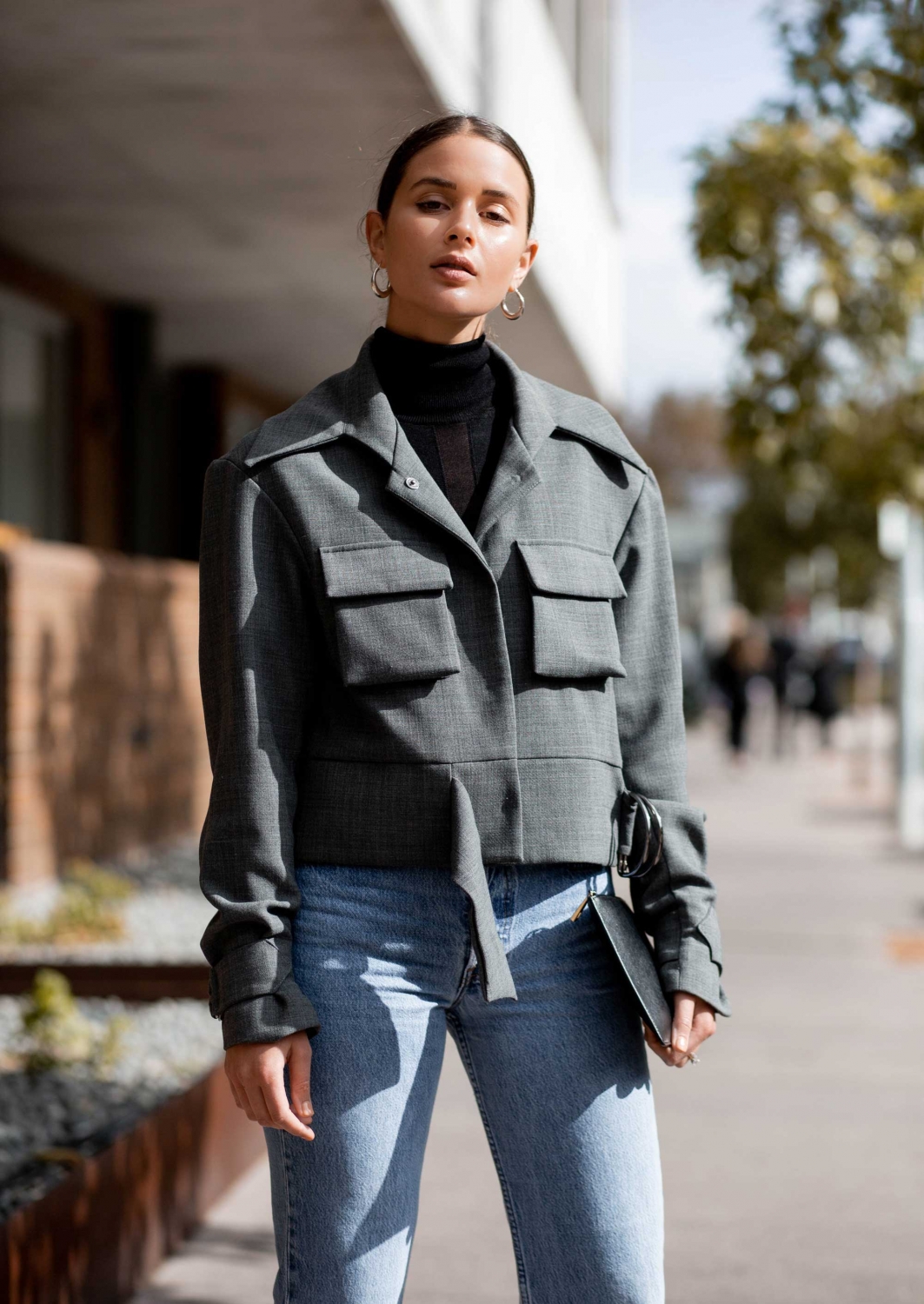 MBFWA | fashion week sydney | Harper and Harley | Denim and grey jacket | Paris Georgia | LEVIS