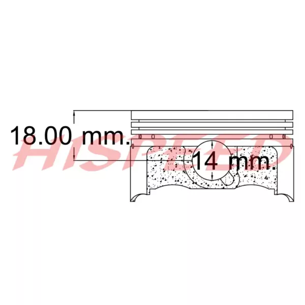 ลูกสูบ YZF-R15, EXCITER150, MSLAZ