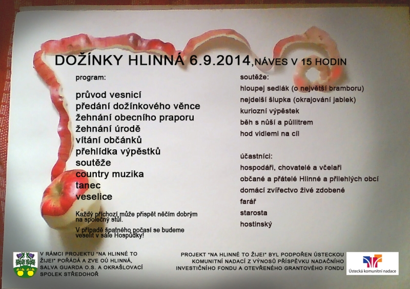 Dožínky Hlinná 2014