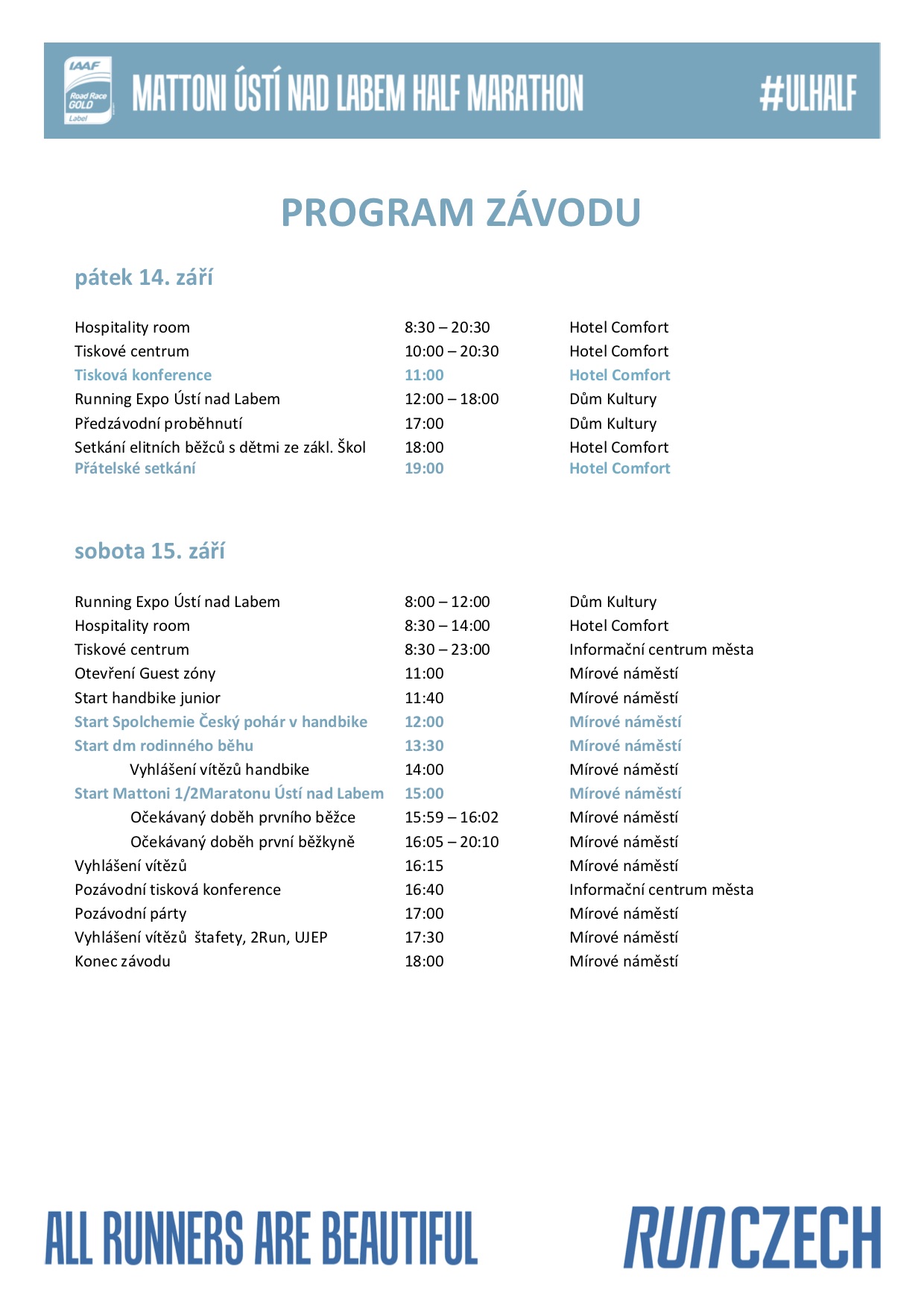 PROGRAM ZAVODU