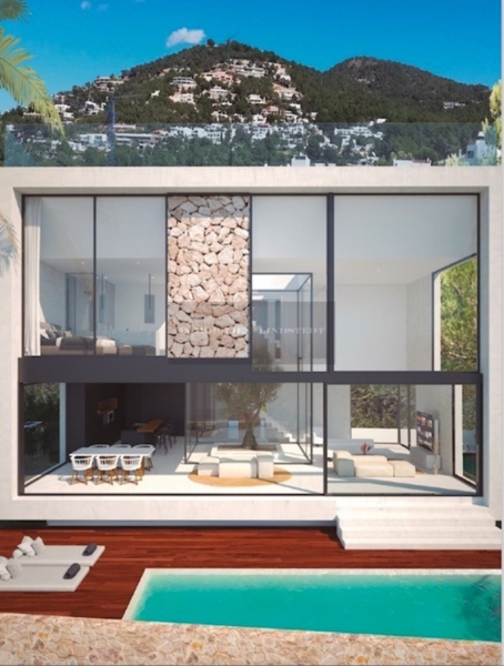 Neu gebaute Villa auf Ibiza