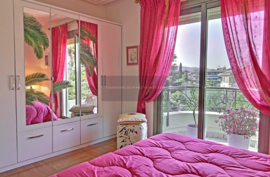 Schlafzimmer rosa