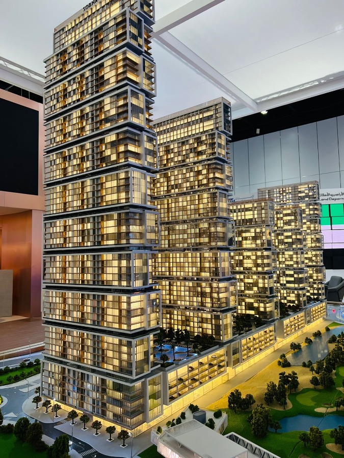 Modell des geplanten Gebäudes 2