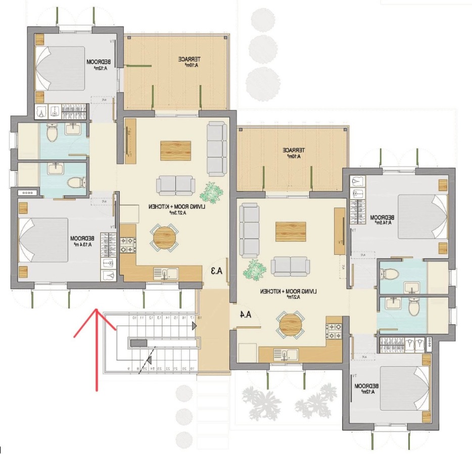 Floor plan penthouse