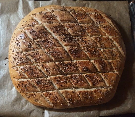 Das fertige Fladenbrot