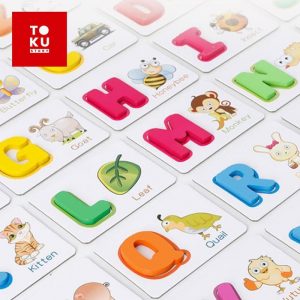 Mainan Edukasi – Puzzle Kartu Huruf – English Letter Learning Card