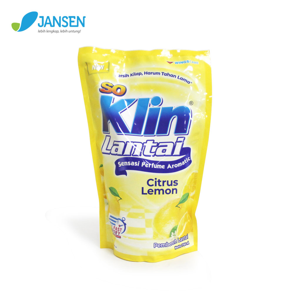  So  Klin  Lantai  Pembersih Lantai  Lemon Citrus 1 Pcs x 