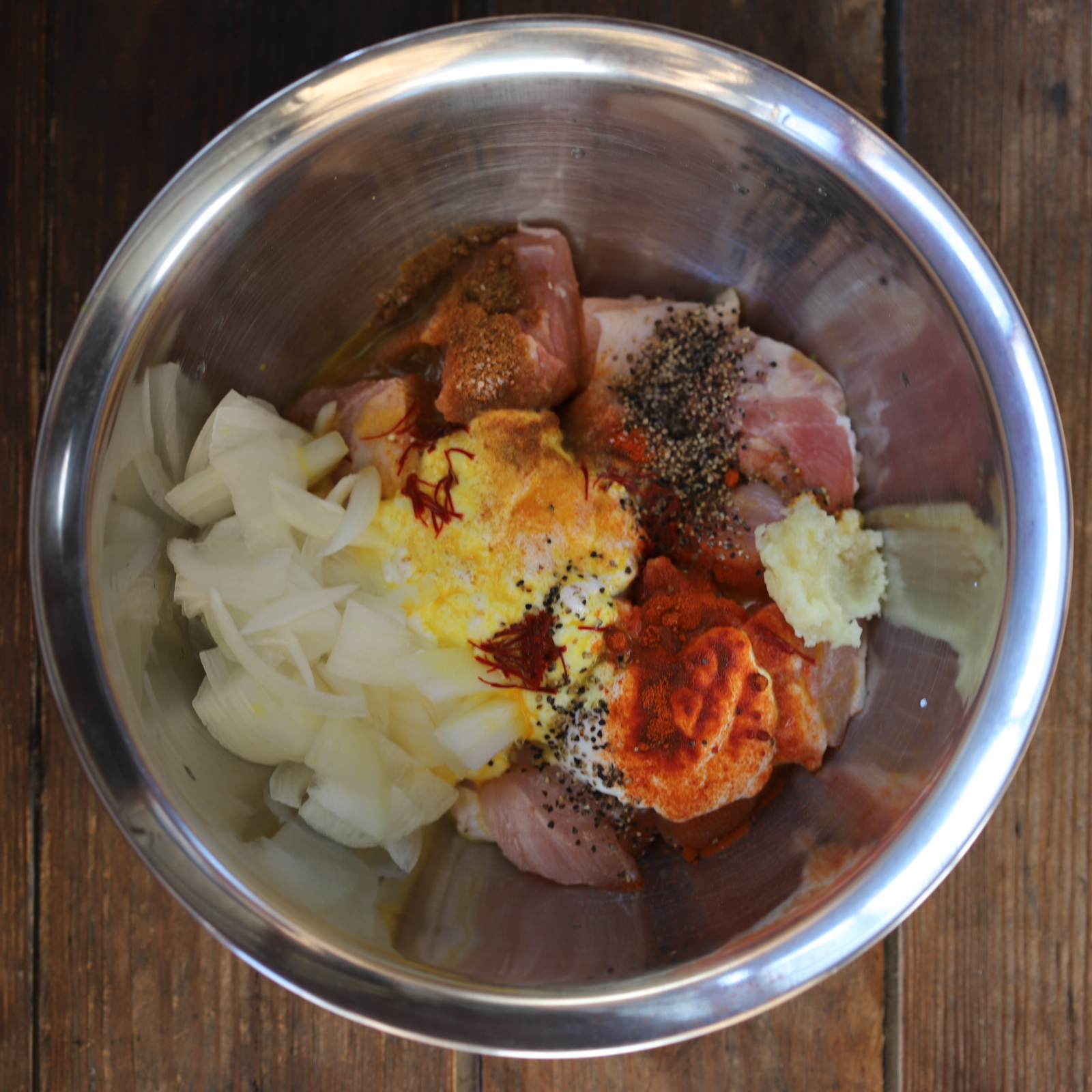 サフランチキンケバブ（joojeh chicken kebab) スパイスレシピ298 インターネットオブスパイス