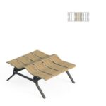 Green Furniture Concept's  Ascent Double Bench Straight 100 by GFC