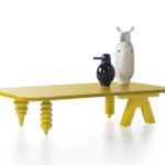 BD Barcelona's Multileg Low Table (Rectangular) by Jaime Hayon