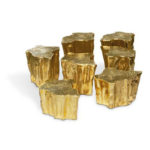 Boca do Lobo's  Eden Center Table (Gold with 8 pieces) by 