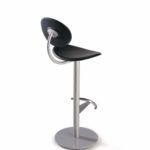 Enea's  Coma Medium Barstool with Backrest by Josep Lluscà